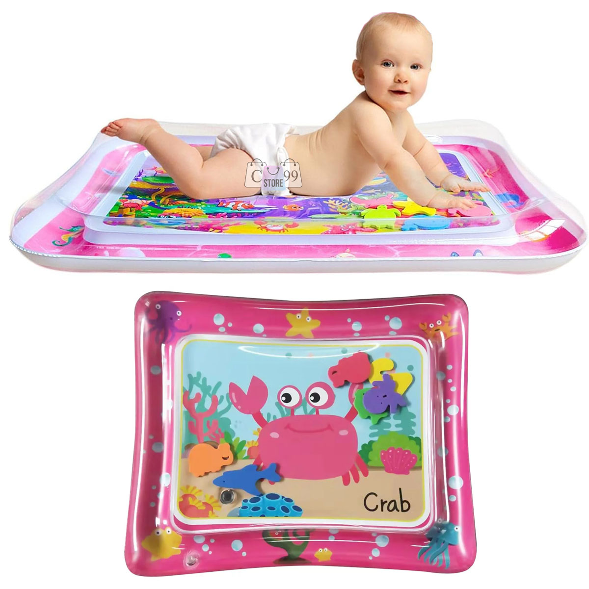 Miniatura 5 de Tapete Sensorial Estimulación Niñas Rosa